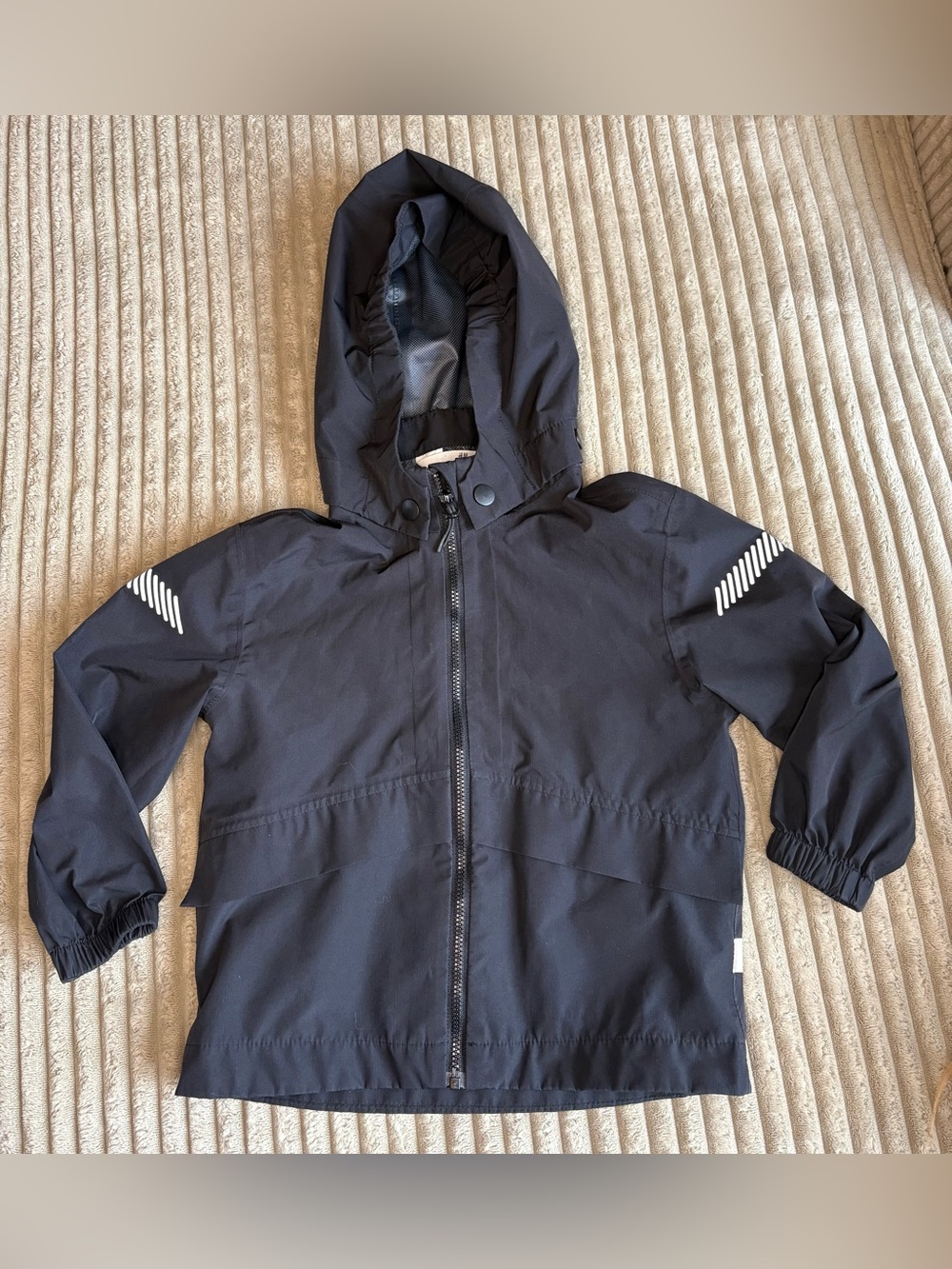 H&M black Hooded Windbreaker Jacket